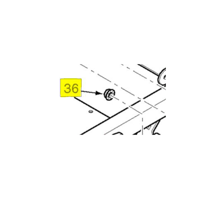 Scag OEM Center Locknut, 5/8-11 part 04021-23