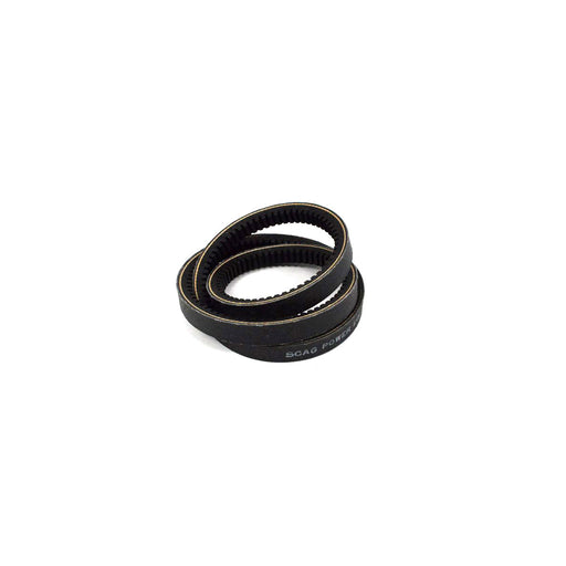 Scag Deck Drive Belt for Turf Tiger and Super Turf Tiger, Scag part 481460, second view showing belt label