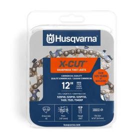 Husqvarna X-CUT S93G Chainsaw Chain, 12in, 3/8in mini pitch, .050in gauge, 45DL - 585422145