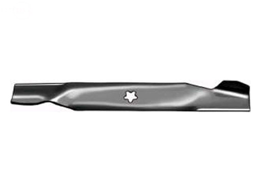 Rotary 6196 hi-lift mower blade, 17-3/8in with 5-point star center hole