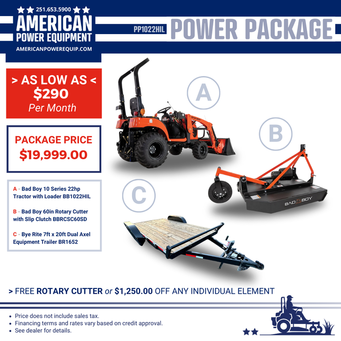 PP1022HIL 10 Series Tractor Power Package