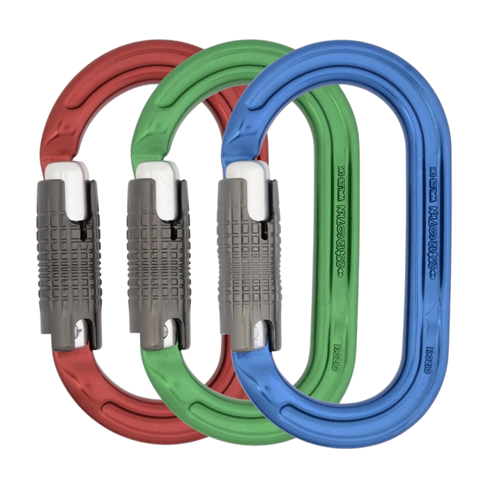 DMM Ultra Oval Lock Safe Aluminum Carabiner 3PK - A327-P3