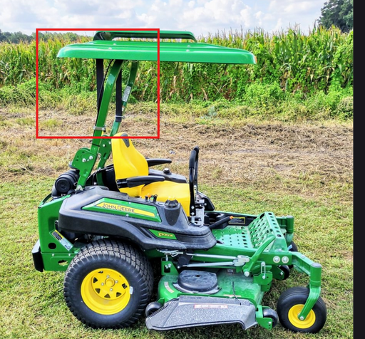 COOL TOPS B7 adapter bar for Husqvarna ROPS bars - canopy mounted on mower