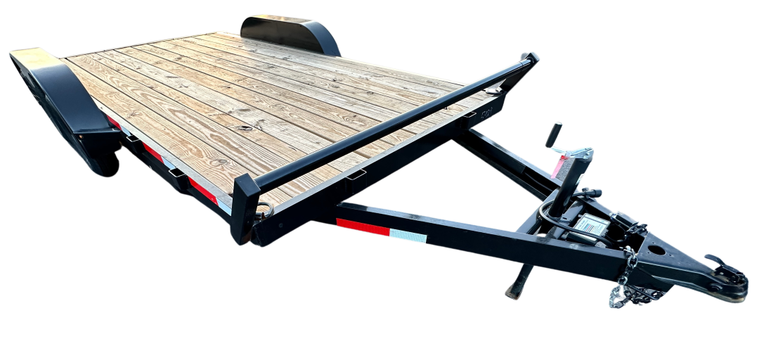 Bye-Rite 7ft x 14ft Tandem Axel Equipment Hauler Trailer with Dovetail - D7T14A1B