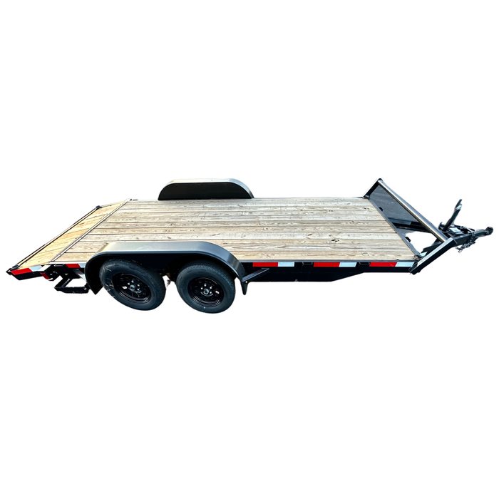 Bye-Rite 7ft x 14ft Tandem Axel Equipment Hauler Trailer with Dovetail - D7T14A1B