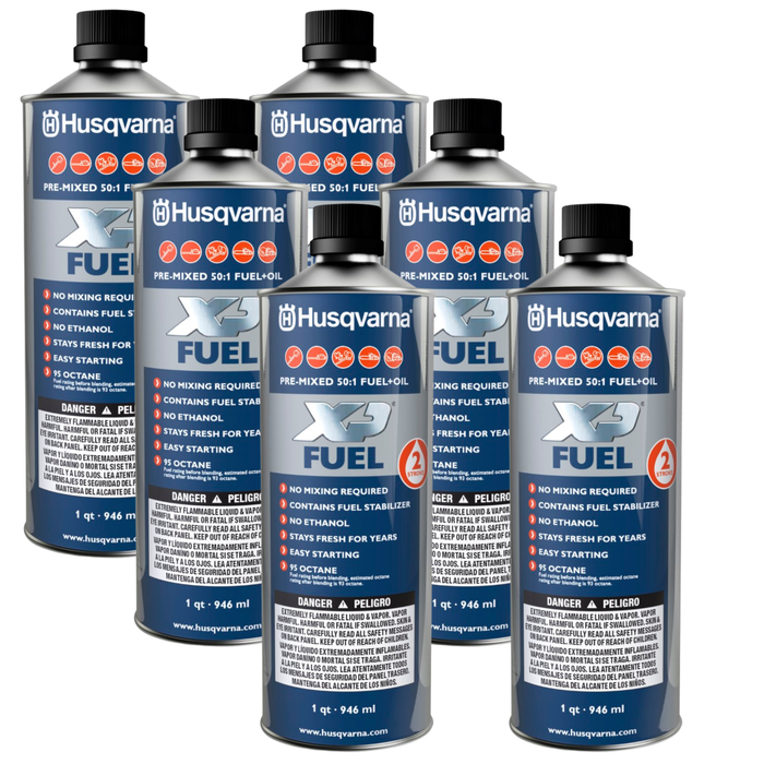 Husqvarna XP+ 1 Quart Premixed 50:1 Fuel 6pk - 581158701