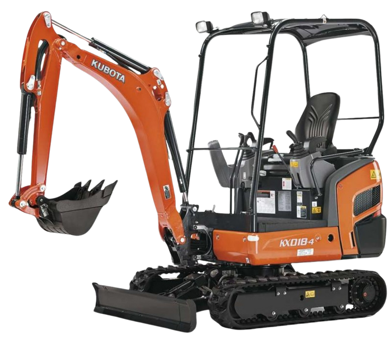 Compact Excavator - 12ft Bucket Rental