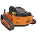 Orange and black tracked machine with 'SCAG' branding on a white background