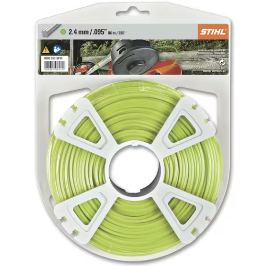 縞 Stihl X-Line Trimmer Line .105 diam 213ft - 0000 930 3411