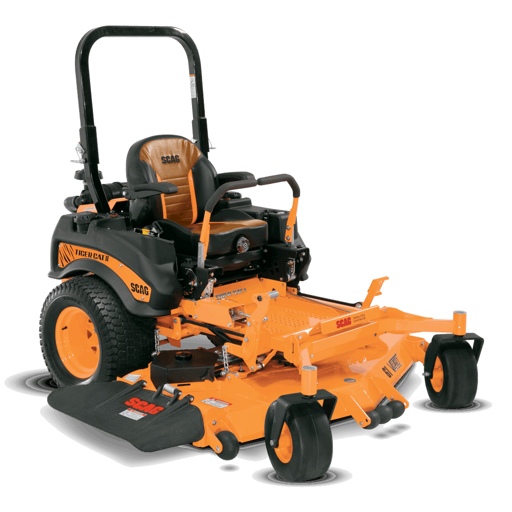 Scag Tiger Cat II Zero Turn Mower 61in Deck, 26hp Kawasaki EFI