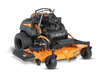 Scag V-Ride XL 72in Velocity Plus stand-on mower, 3/4 front view