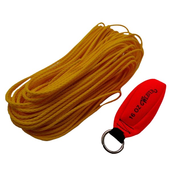 Weaver 150ft Throw Line Kit 16oz Orange Ball - 898329