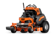 Husqvarna V554X stand-on mower, front three-quarter view