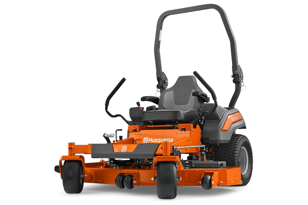 Husqvarna Z460 zero-turn mower, front view