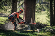 Husqvarna 572 XP, felling in use