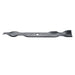 Oregon mulching blade 19-5/16in x 5-point star, 95-003 - side profile view