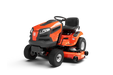 Husqvarna TS 120 riding lawn mower, front three-quarter view