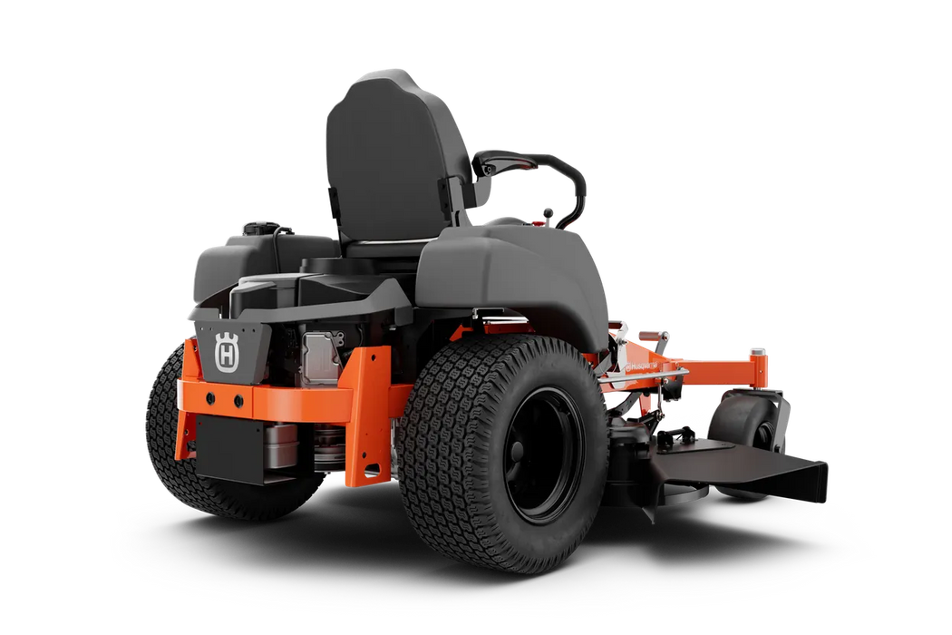 Husqvarna MZ48 Special Edition zero-turn mower, rear view