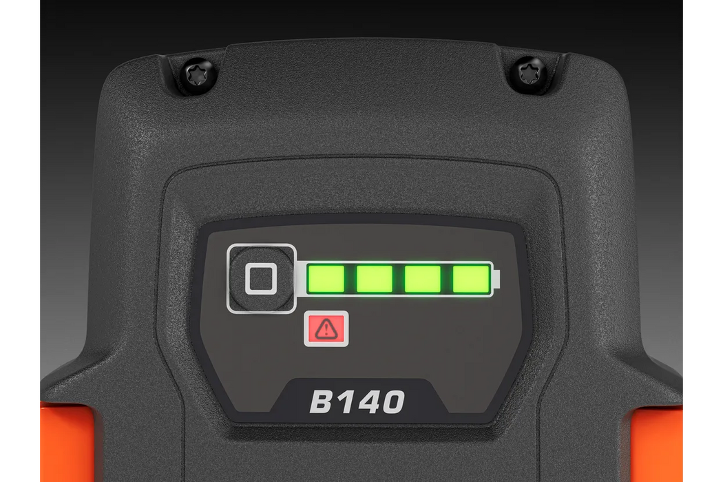 Husqvarna B140, charge indicator close-up