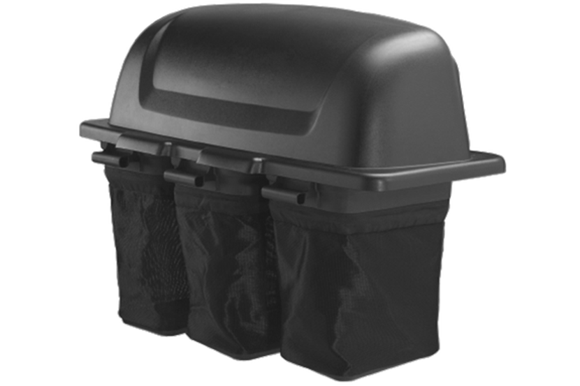 Husqvarna Z400 ClearCut triple-bag collection system with hood and three bags
