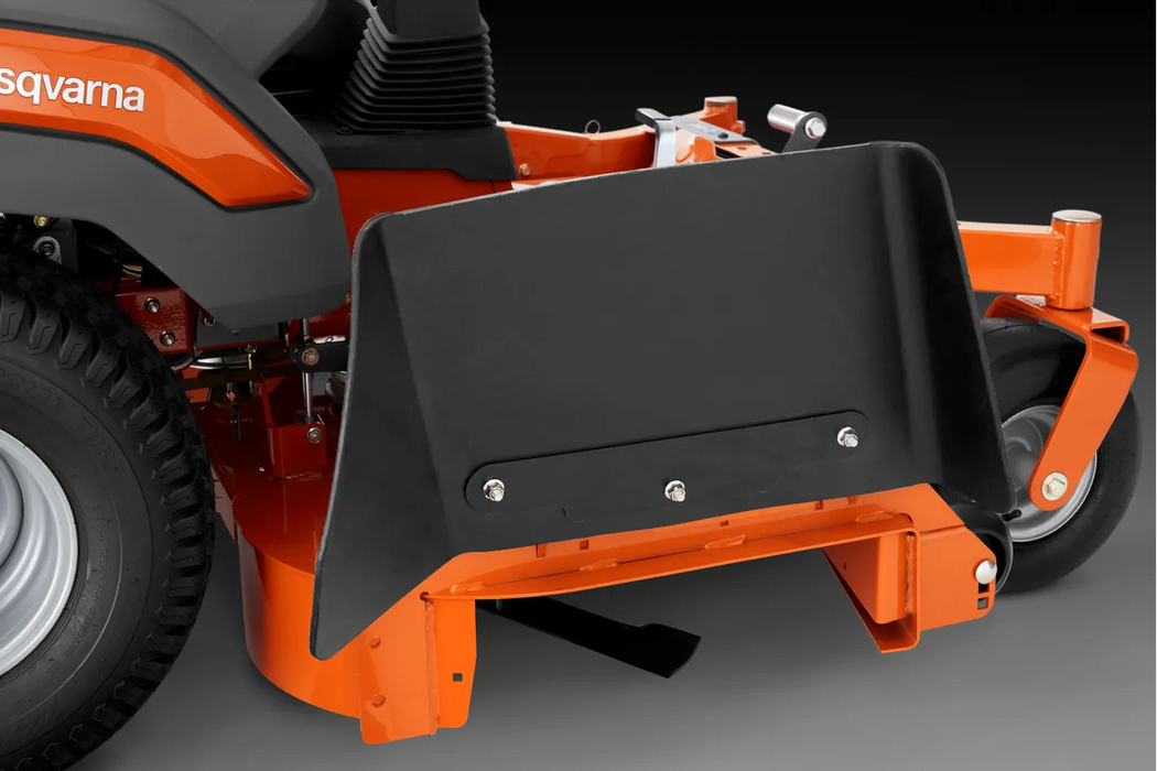 Husqvarna Z460 zero-turn mower, deck detail