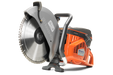 Husqvarna K970 gas power cutter with 16in diamond blade