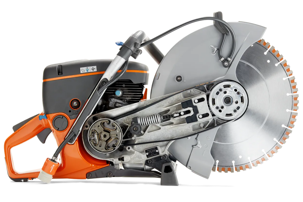 Husqvarna K770, drive side close-up