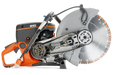 Husqvarna K770, drive side close-up