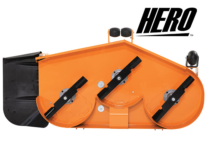 Scag SWZT 61in Hero walk-behind mower, Hero floating cutter deck