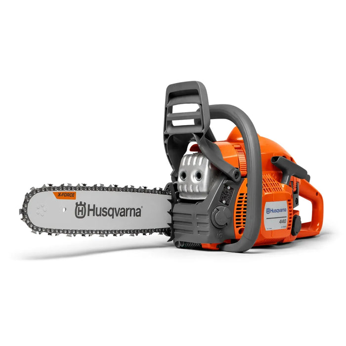 Husqvarna 440 Chainsaw - 40.9cc Gas Engine with 18in Guide Bar for Homeowners