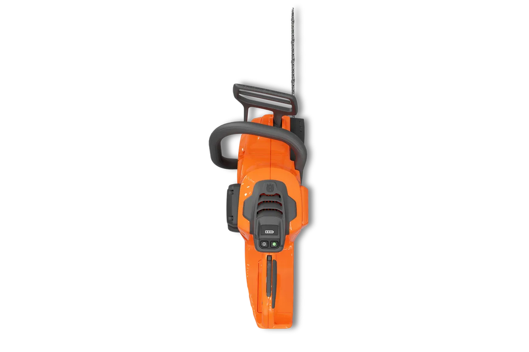 Husqvarna 435i battery chainsaw, top view