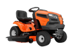 Husqvarna TS 120 riding lawn mower, side view