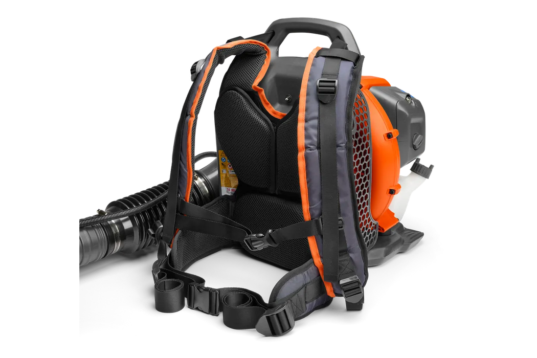 Husqvarna 150BT, harness and frame