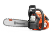 Husqvarna 445s gas chainsaw, right side view