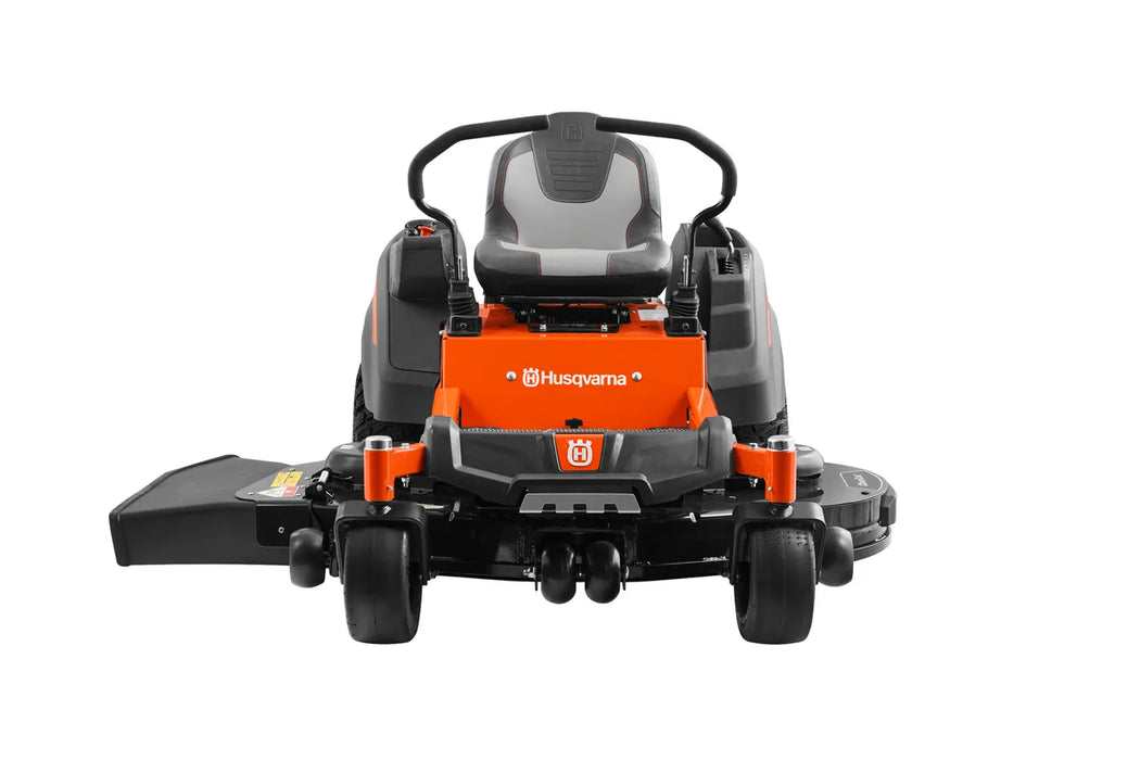 Husqvarna Z254F zero-turn mower, front view