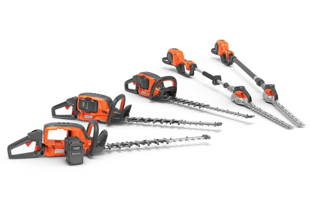Husqvarna 520iHE3 battery hedge trimmer, cutter bar angle positions