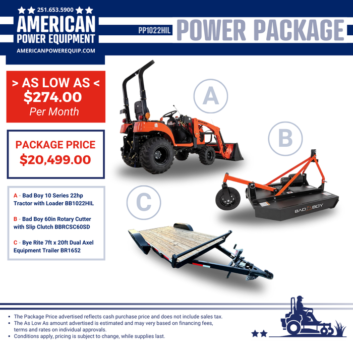 PP1022HIL 10 Series Tractor Power Package