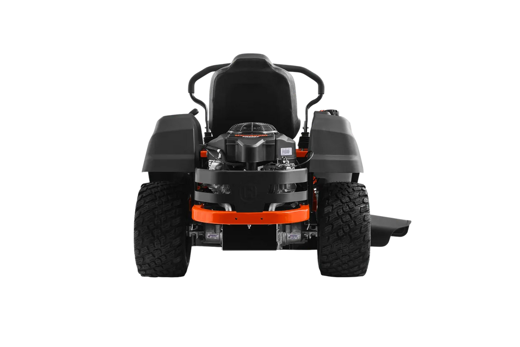 Husqvarna Z242F Special Edition zero-turn mower, rear view