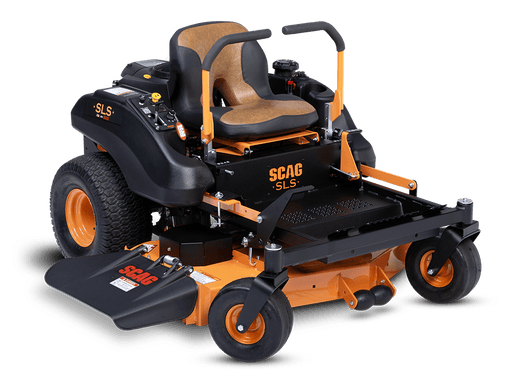Scag SLS 61in Hero zero turn mower, 3/4 front view