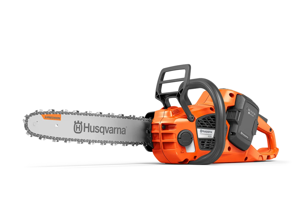 Husqvarna 435i battery chainsaw, right side view