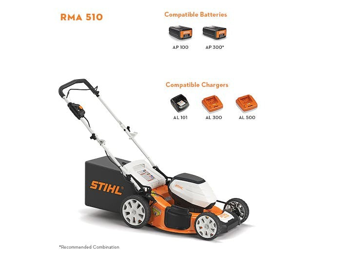 Stihl RMA510 Walk-Behind Battery-Powered Lawn Mower RMA510VKIT