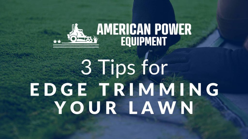 3 Tips for Edge Trimming Your Lawn