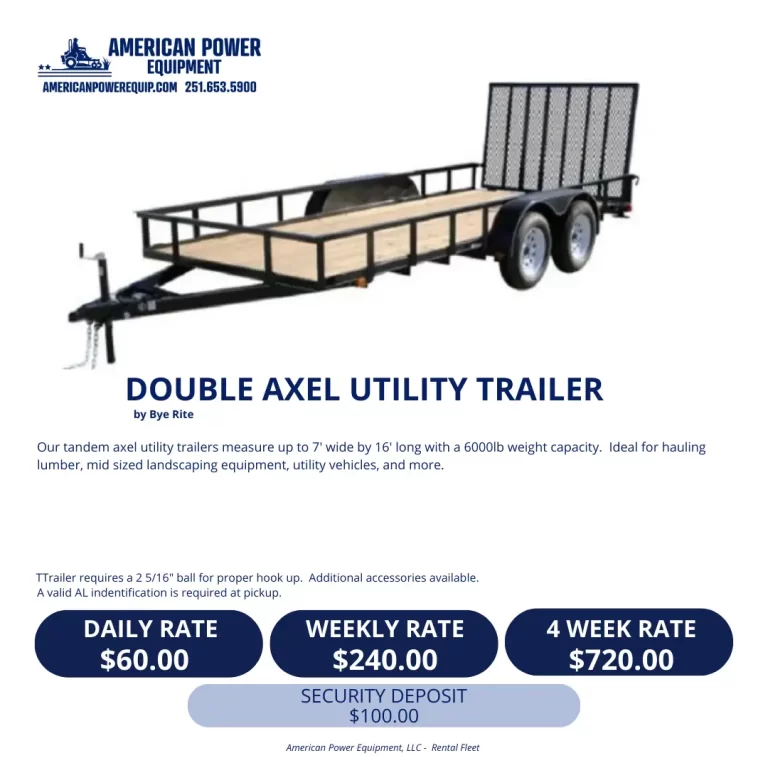 Double Axel Utility Trailer_efw