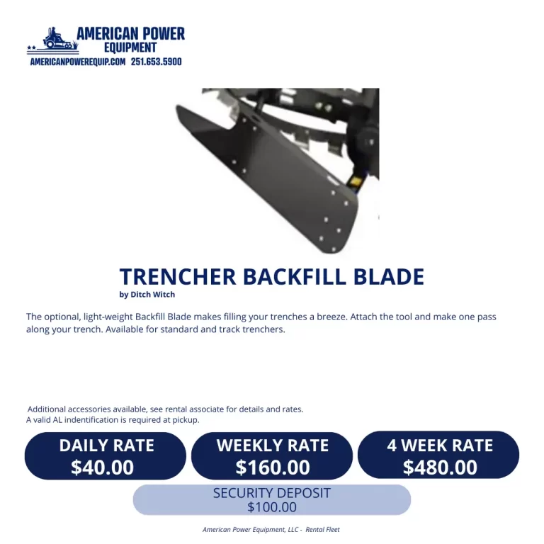Trencher Backfill Blade_efw